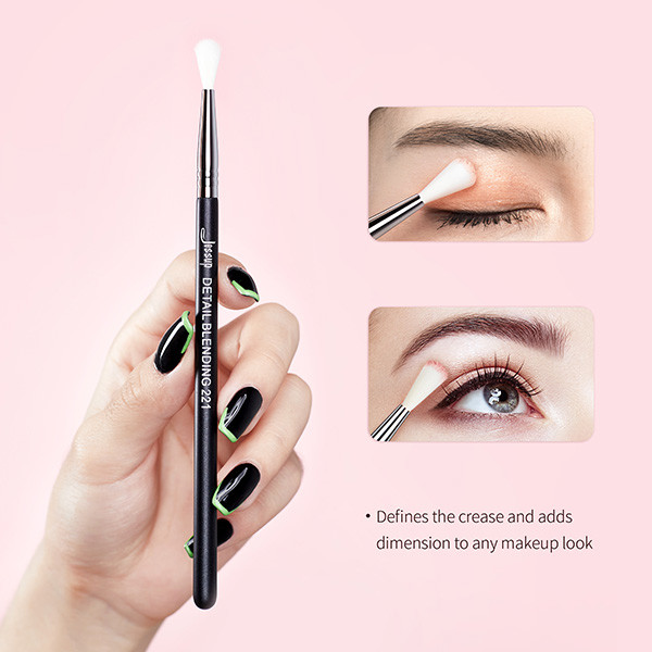 Jessup 1pc Powder Detail Blending Brush Synthetic Hair Individual Use