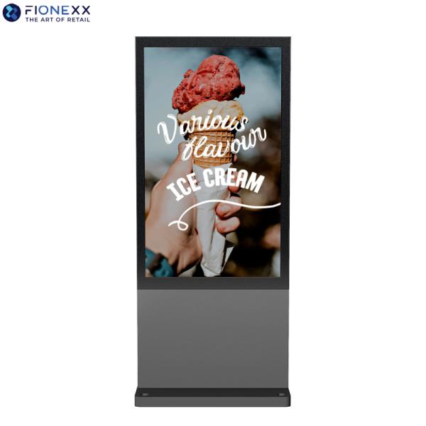 High Resolution Outdoor Digital Totem 43 Inch 24/7 Commercial Grade