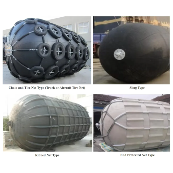High Quality Marine Type Fender Pneumatic Rubber Fender for Boat Diameter 0.5m-4.5m Length1.0m-12m Initial Inner Pressure 50kpa, 80kpa Standard ISO17357