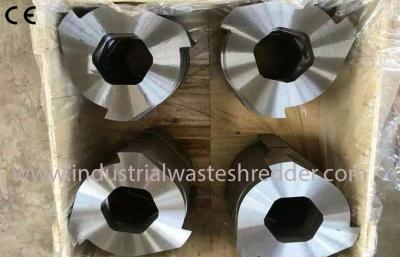 Iron Sheet Shredder Spare Parts Assemble Blades / Knifes High Precision No Rust