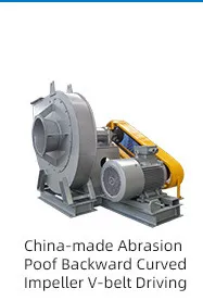 Low-noise High-pressure Centrifugal Fan For Material Conveying