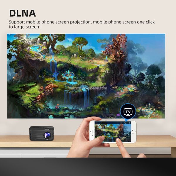 Mini Portable 16:9 LCD Video Projector 2GB ROM and 2G RAM Home Theater Smartphone Media Player Star200