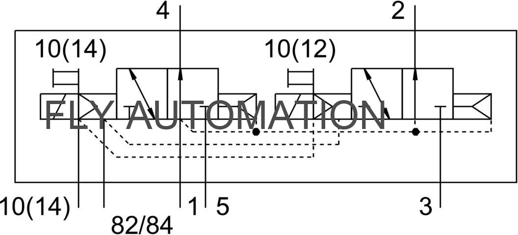 Открытые пневматические клапаны соленоида VUVG-B14-T32U-AZT-F-1P3 566514 GTIN4052568214142