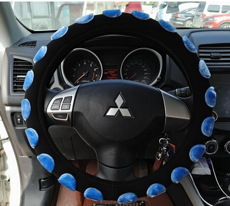 Car steering wheel cover fabric cover car steering wheel cover easy clean