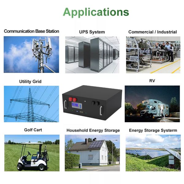 48V 200Ah ATV Lithium Ion Phosphate Power Wheelchair Battery LiFePO4 Replacement