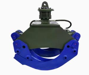 カスタマイズされた掘削機 木材剪定器 砂糖ゴム移動車輪機械 水力回転式 木材切断機 回転器 握り柄 クランプ 木材 木材 握り柄 ログ 握り柄 シール