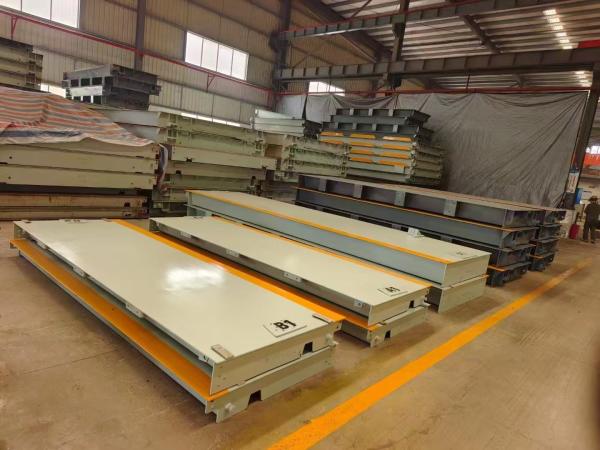 Smooth Plate Truck Scale Weighbridge With LED Display Within -10C~50C