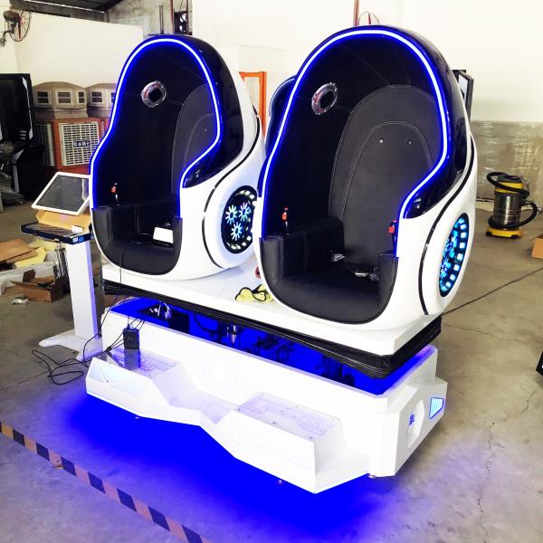 Guangzhou Dreamland VR Factory Luxury Double VR Egg Chair 2 Players 9D Cinema For Sale