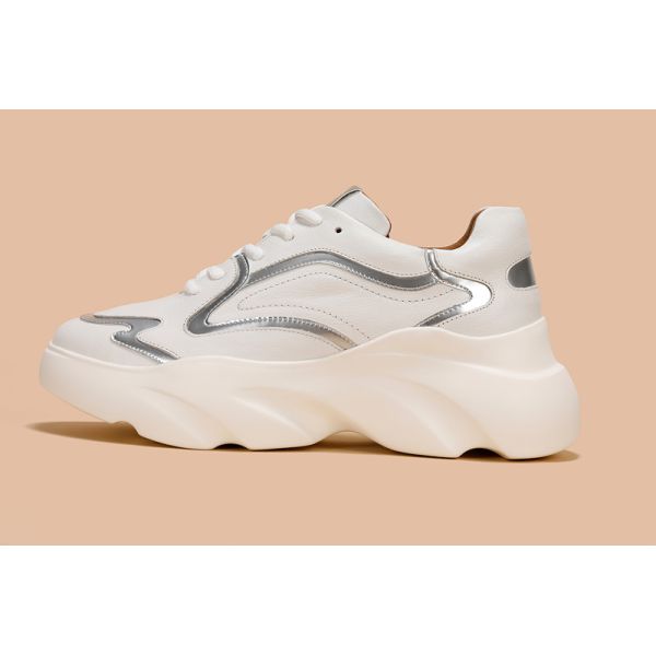 Ladies Athletic Sports Shoes Custom Platform Black Non Slip Shoes