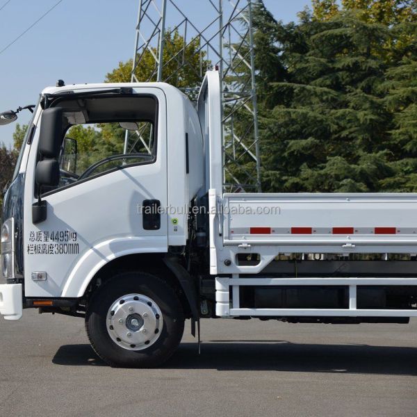 3m Length Steel Dry Freight Cargo Box Isuzu Cargo Truck