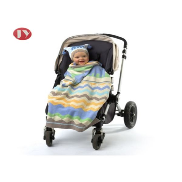 Cartoon Elephant Warm Baby Blanket Knitted Baby Swaddle Gift Box Package