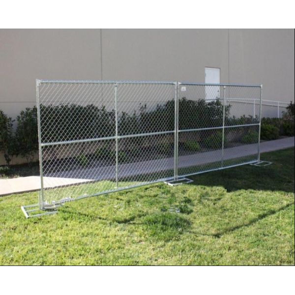 Portable 6x12ft Construction Site Security Fencing Anti Corrosion