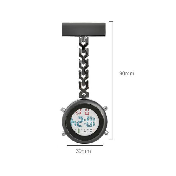 Digital Nurse Watch Gift Multi-function Fob Nursing Watch with Safety Clip Electronics Doctor Clock