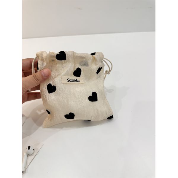 All Seasons Custom Logo Printed Linen Cotton Canvas Drawstring Bag Acceptable OEM/ODM