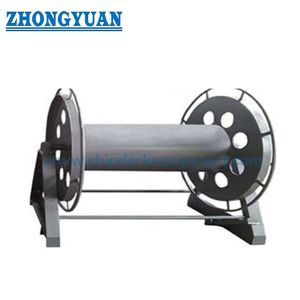 13-32mm Compact Steel Wire Rope Reel without Handle | Drum-Grip Wire Rope Storage on Ship Deck