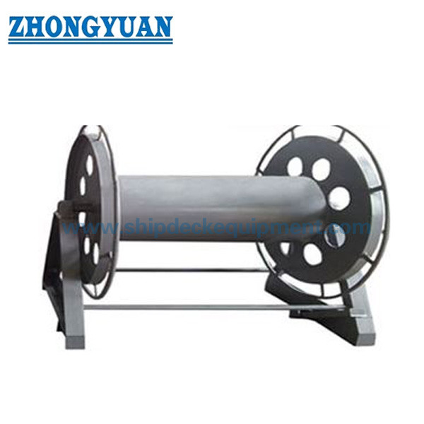 13-32mm Compact Steel Wire Rope Reel without Handle | Drum-Grip Wire Rope Storage on Ship Deck