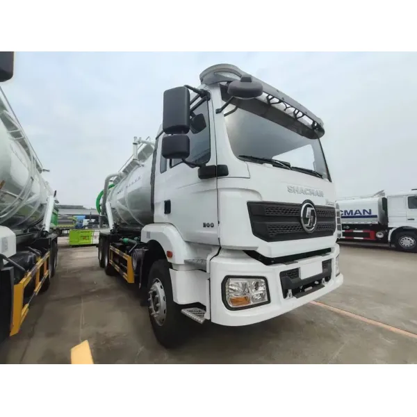Chinese Shcaman F3000 6X4 400HP 10 Wheel 30cbm Vacuum Cleaning Tank High Pression Sewer Flushing Vehicle Sewage Suction Truck