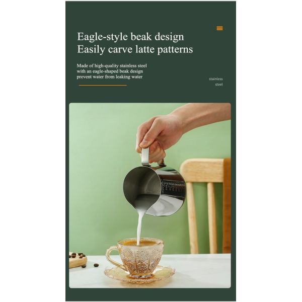 304 Stainless Steel Coffee Mug with Scale