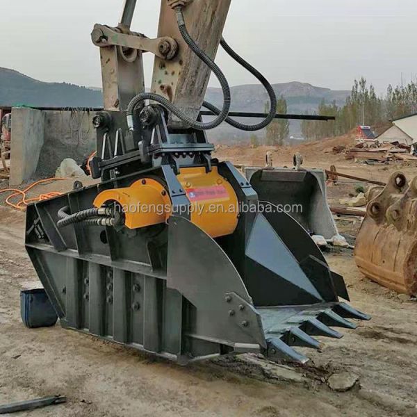 Factory Direct Crusher Bucket for Excavator Skid Steer Concrete Rock Crushing Attachment Manufacturer