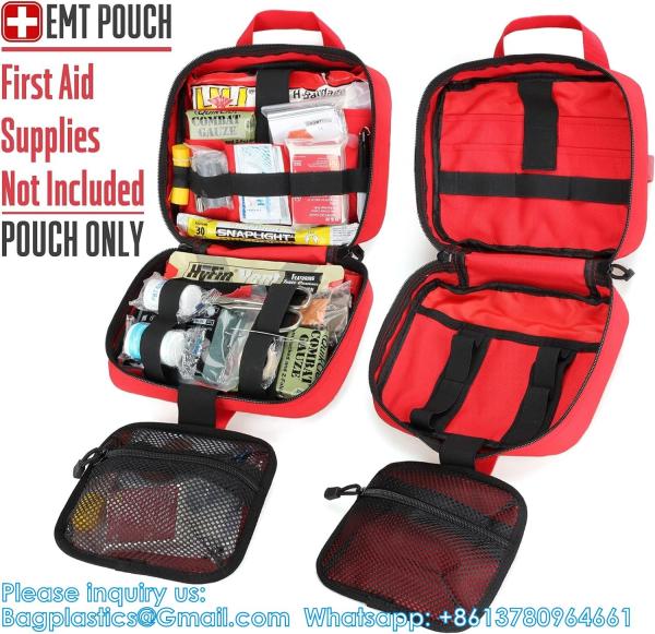 Outdoor Utility Medical Pouch Tactical MOLLE Accessory Pouch Medical Pouch Tactical First Aid Pouch EMT Rip-Away IFAK