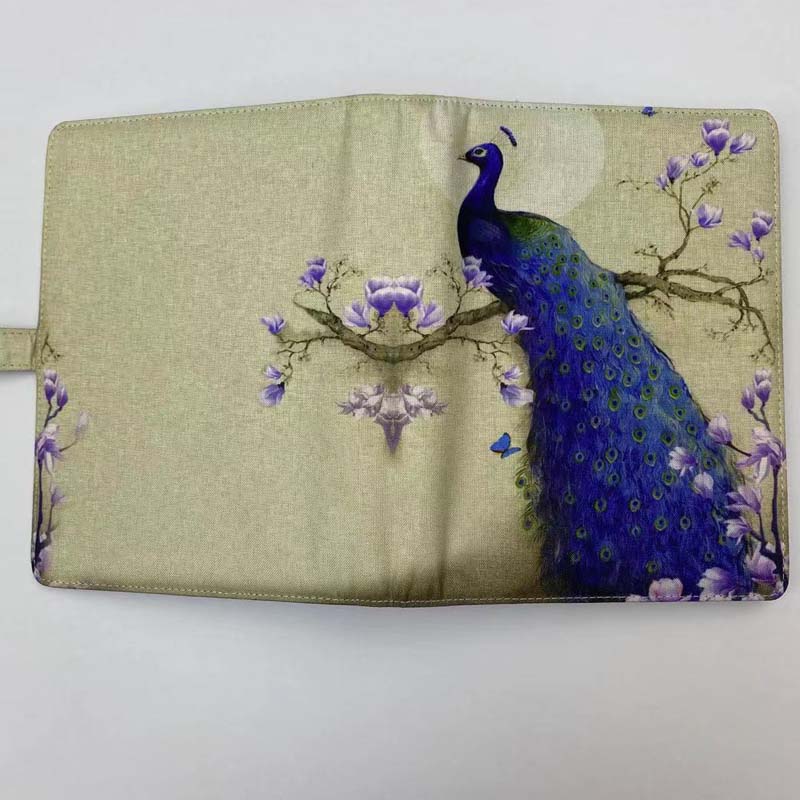 Hot Sale Fabric Cover Notebook With Embroidery Office Supplier Notebook Customization With Customizable Patterns