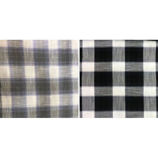 пряжа шотландки 110-160gsm покрасила ткань белья