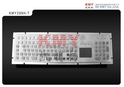 Clavier industriel à l'épreuve du vandalisme avec le clavier mécanique en acier du Touchpad SS304