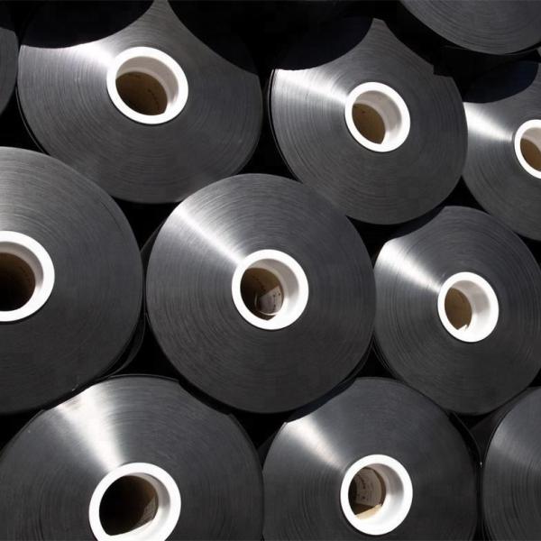 7mm 8mm Geomembrane Pond Dam Liner Black Plastic For Fish Farm