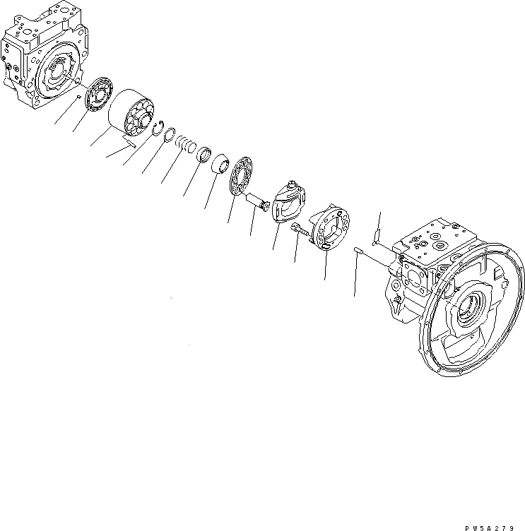 708-3m-00022 708-3m-00011 PC160-7 гидравлический насос 708-3m-00040 708-3m-00020 PC160 главный насос PC170LC-10 экскаваторный насос