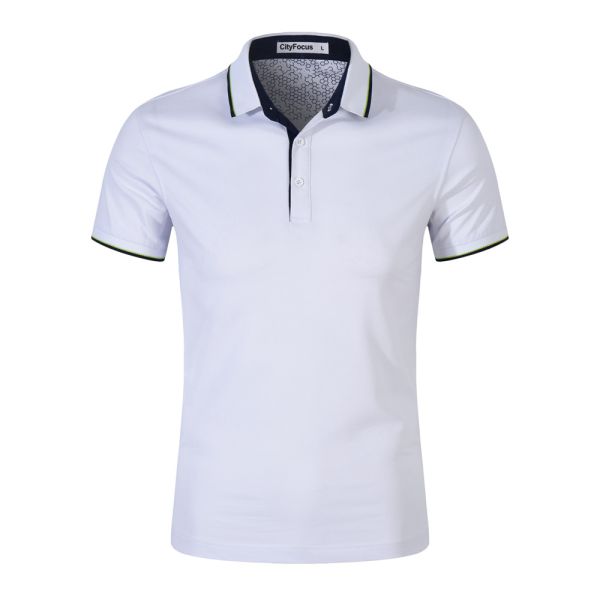 Wholesale Men's Customizable Golf Sportswear Polo Shirt 100% Cotton Polo T-Shirt