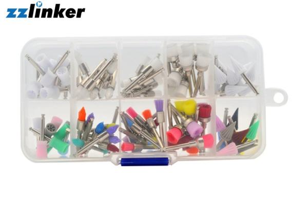 Colorful Dental Abrasive Polishing Prophy Brush Kit 13cm*7cm*2.5cm