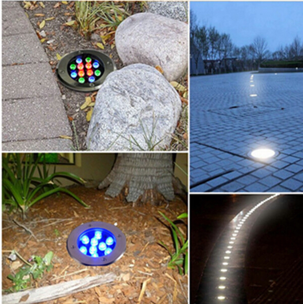 80 Deg Square Inground garden led lights 316 Front cover Aluminum Housing