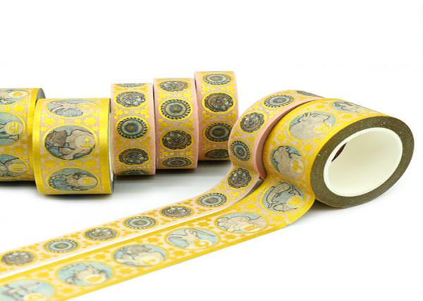 Adhesive Packing 42g Gold Foil Vintage Washi Tape