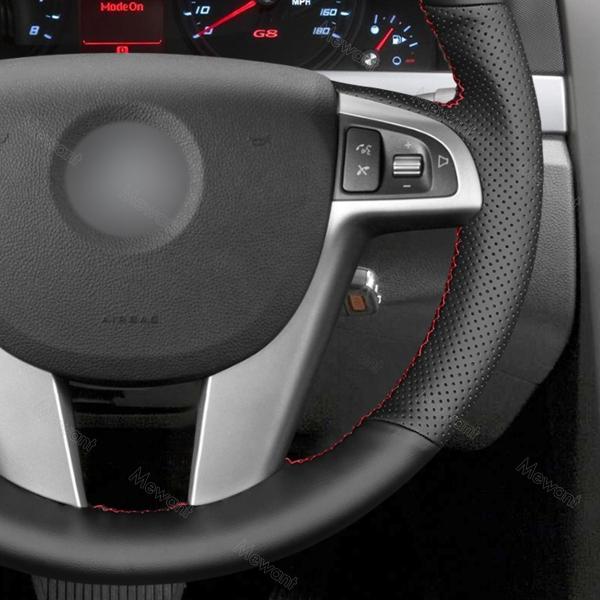 DIY vegan leather steering wheel cover for Holden Commodore Berlina Calais Caprice Statesman Ute 2006-2013