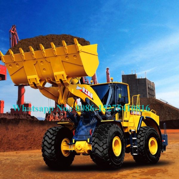 Heavy Load 8 ton Large Wheel Loader XCMG LW800KN with 4.2m3 Rock Bucket Cummins Engine