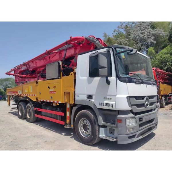 Mercedes Benz chassis 49m truck mounted concrete pump truck Sany Heavy Industry price