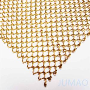 Aluminum Alloy Metal Mesh Curtains Drapery 8mm Hole Customized