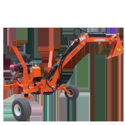 Diesel ATV Backhoe Mini Track Excavator With Max. Digging Force 90-120kN