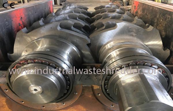 Lâmina de aço do eixo Waste do dobro da máquina da retalhadora da sucata para aparas do metal