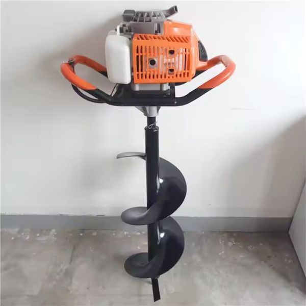 Gasoline-Powered Portable Earth Auger - Multifunctional Auger Boring Machine for Tree Planting and Mining