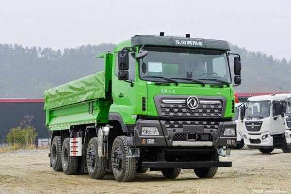 2023 Dongfeng Commercial Vehicle Tianlong Kc Heavy Truck 600hp 8x4 8m Dump Truck High Roof Sales for 2 Passengers Used