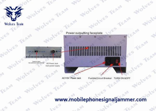 20W Mobile Phone Remote Control Jammer With Directional Panel Antenna GSM 3G