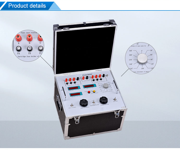 Digital Three Phase Shifter with 0~360° Range and 3×300VA Output