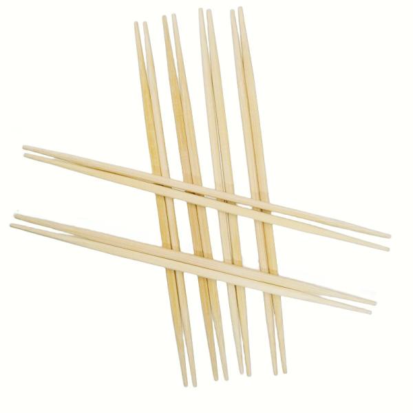 Customizable Disposable Bamboo Chopsticks for Sushi and Japanese Cuisine Natural/Carbonized Modern Design
