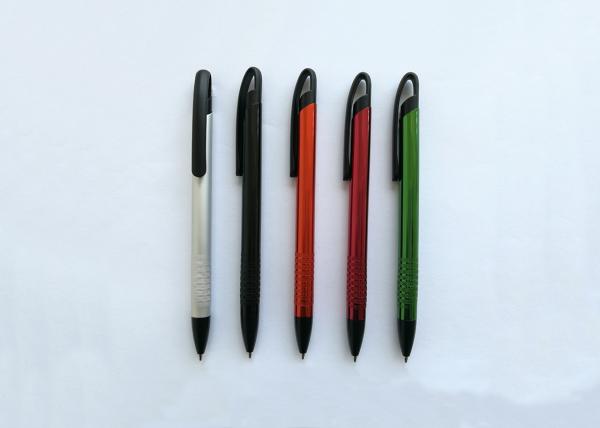 Popular clips Brushed Metal Promotion Pen with Laser Logo (M114)