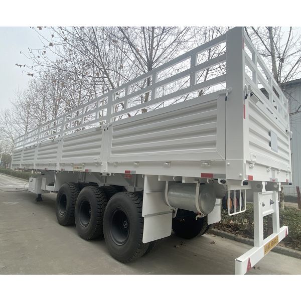 Customers Optional CIMC HUAJUN Semi-Trailer for Strong Fence Trailers 60tons 80tons