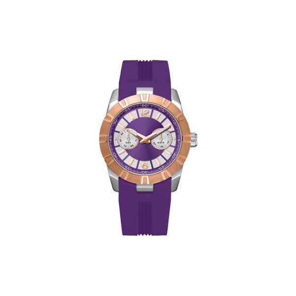 Mineral Glass Stainless Steel Ladies Watch High Strength Silicone Strap Custom Logo