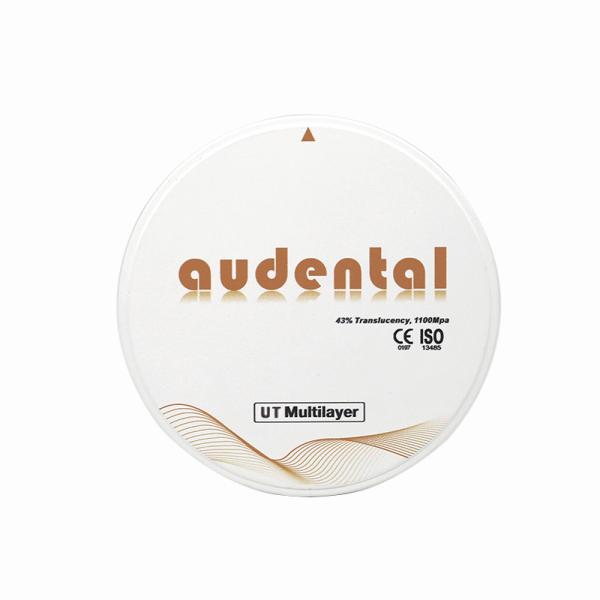 Carillas dentales de zirconio ultratranslúcido multicapa en blanco UTML