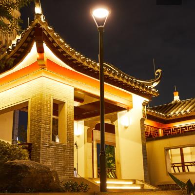 o jardim polo do painel solar do diodo emissor de luz de 20w 30W ilumina-se para a jarda derramada exterior