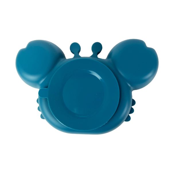 Crab Shape Silicone Baby Tray Set Food Grade Eco Friendly Custom Logo